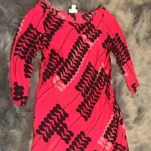 Manuhealii Medium pink and black dress/ worn once
